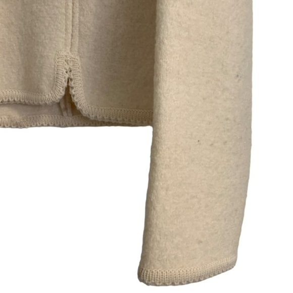 Northern Isles 100% Wool Ivory Jacket size 11/12 - Picture 4 of 10